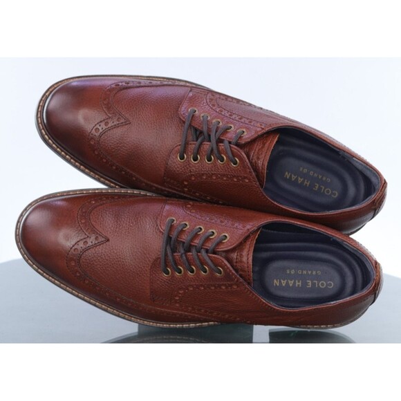 Cole Haan Watson Men\'s Wingtip Oxfords Shoes Size 7 M Pebbled Leather C27089 main image 5